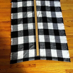 Classic Buffalo check plaid wrap
